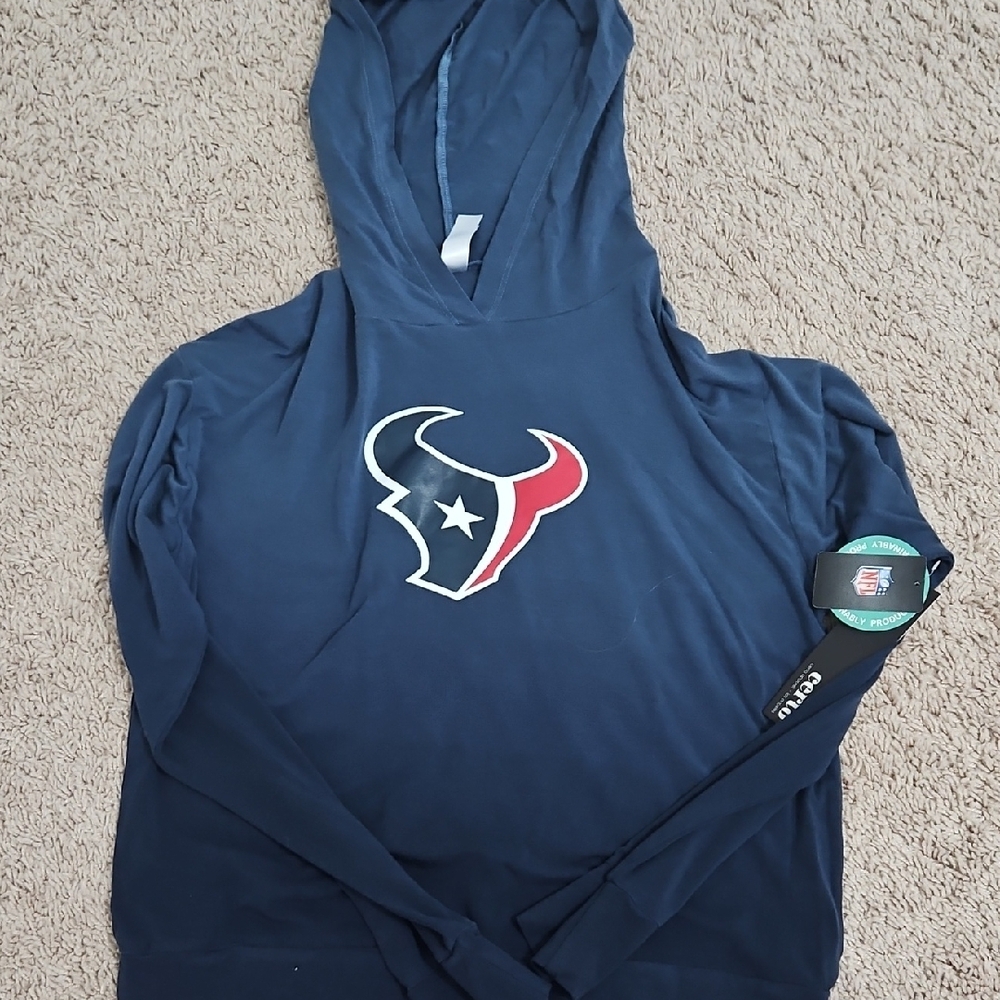 NFL Blue and Red Women's Hoodie